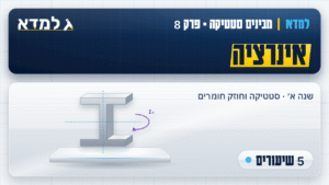 תמונת המוצר: פרק 8 - אינרציה [5 שיעורים]